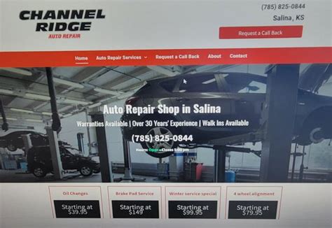 channel ridge auto repair salina.